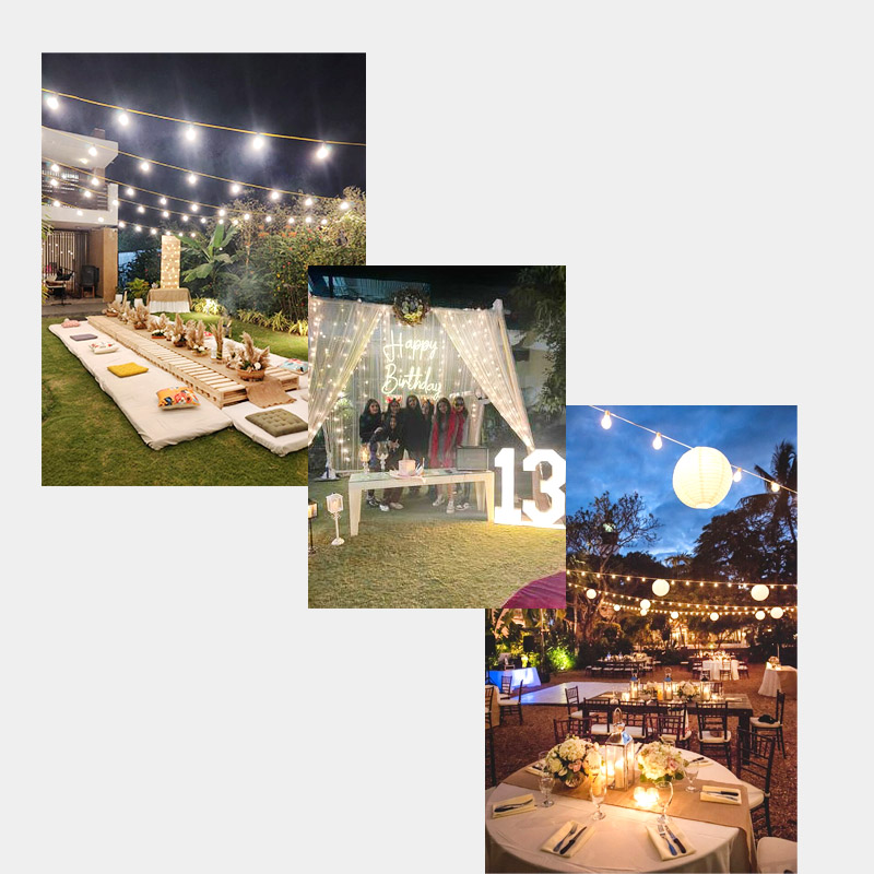 One Events outdoor styling — collage of our work