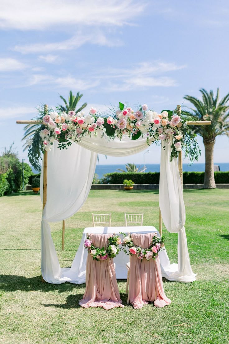 Clifftop Ceremony Setup