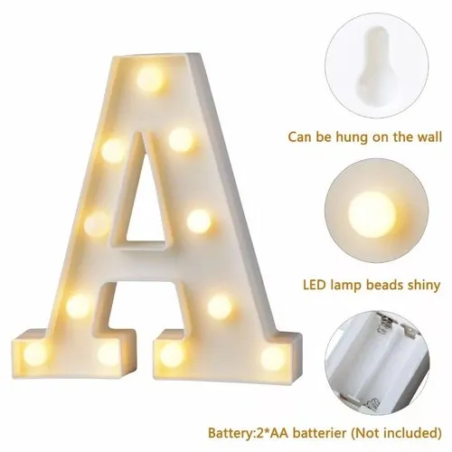 LED ALPHABET LETTER 1PCS