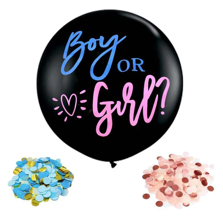 Boy Or Girl Gender Reveal Balloon Large