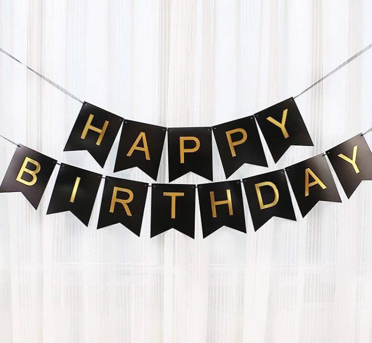 Happy Birthday Paper Hanging Banner